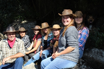 Our team for horseback rides in southern Chile, season 2014-15